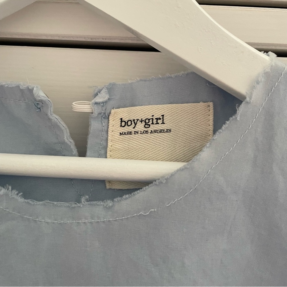 boy + girl Light Blue Top Size 8 - Picture 2 of 5